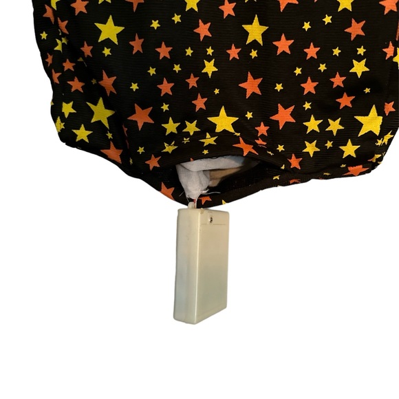 Halloween black cat plush candy bag that lights up w scary sounds - Picture 5 of 6